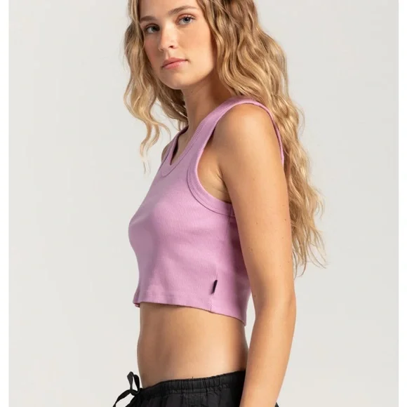 Vans Lilac Sleeveless Crop Top NWT - Picture 7 of 8